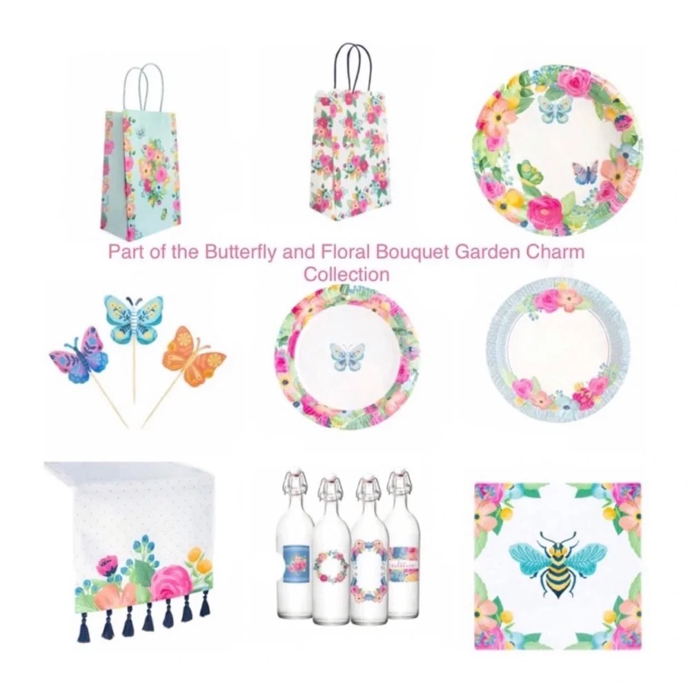 Celebrate It Butterfly Floral Bouquet 8.5